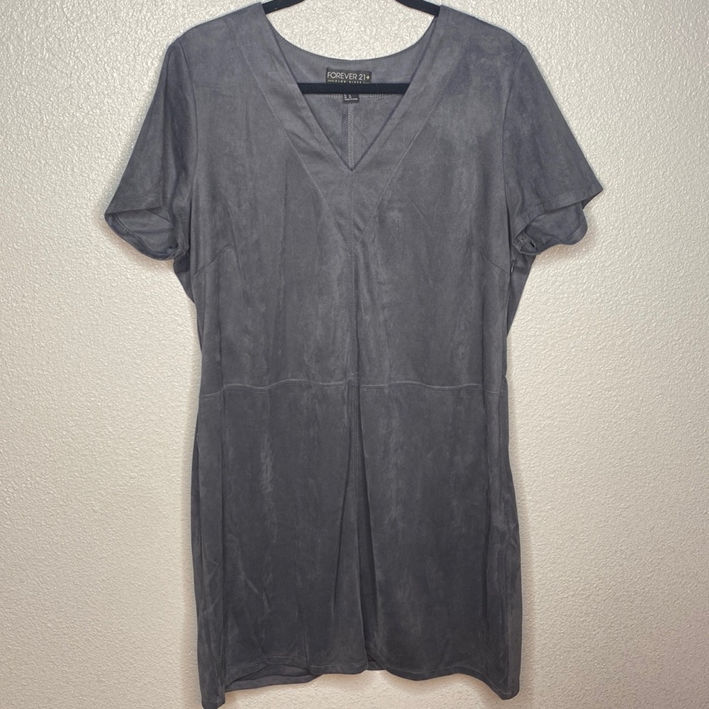 Forever 21 Faux Suede Shift Dress